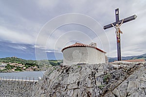 St Vincent`s chapel, Collioure photo