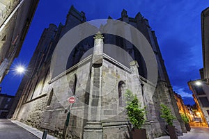 St. Vincent`s Church in Carcassonne photo