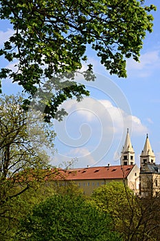 St. Vit cathedral in area of Prague castle