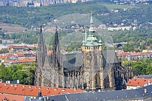 St. Vitus Cathedral in Prague Castle, Czech Republic