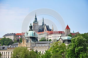 St Vitus Cathedral, Prague Castle, Hradcany, Czech Republic