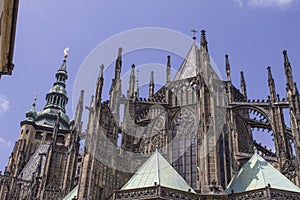 St. Vitus Cathedral in Prague Castle, July 2017