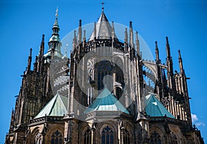 St Vitus cathedral Prague castle Praha