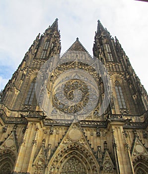 St. Vitus Cathedral in Prague, Czech Republic.