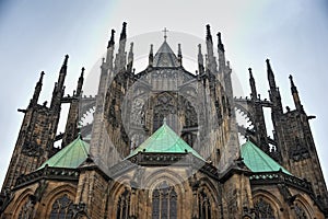 St Vitus Cathedral, Prague, Czech republic.