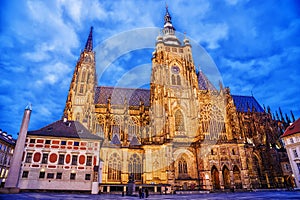 St. Vitus Cathedral in Prague, Czech Republic