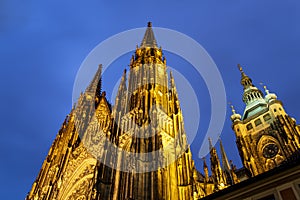 St. Vitus Cathedral Roman Catholic cathedral  in Prague Castle, Czech Republic