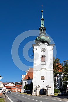 St Vitus church, Pelhrimov town, Vysocina district, Czech republic