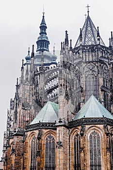 St. Vitus is a Roman Catholic cathedral, Prague, Czech Repiblic.