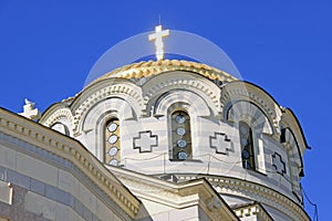 St. Vladimir`s Cathedral in the Ancient Chersonese In Sevastopol