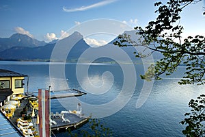 St Wolfgang lake in Austria photo