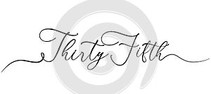 Number 31 in Handwritten Unique Font