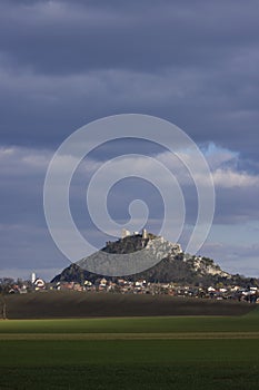 Staatz ruins in Weinviertel, Lower Austria, Austria