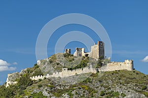 Staatz ruins in Weinviertel, Lower Austria, Austria
