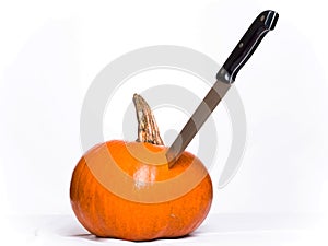 Stabbed Pumpkin photo