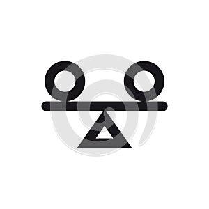 Stability icon, vector illustration.