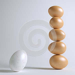 Stability Team Of Glossy Eggs (Conceptual)