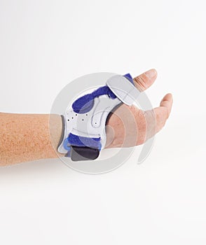 Stabilizing orthosis, thumb support photo