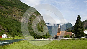 Stable church in Flam photo