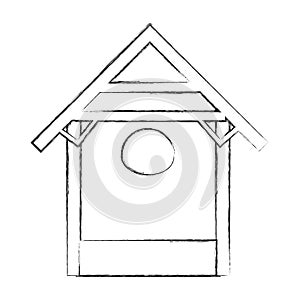 Stable wood manger icon