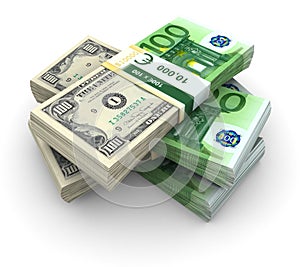 Stack of 100 Eurodollar