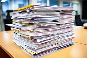 a stack of aerospace regulation paper documents