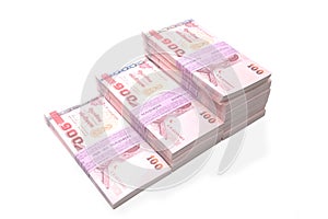 Stack of baht note