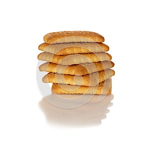 Stack of biscuits