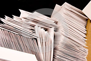 Stack of Blank Envelopes