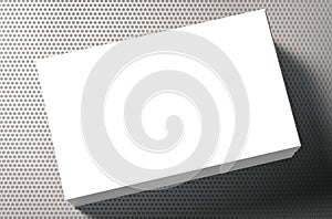 Stack of blank name cards