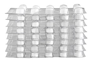 Stack of blister pack of pills