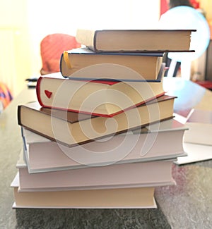 Stack of books photo