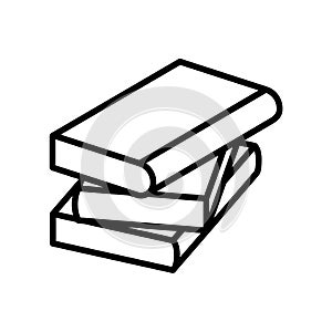 Stack of books vector file