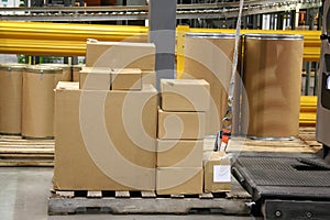 Stack of Boxes Ready for Shipment