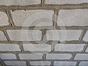 Stack of bricks wall background