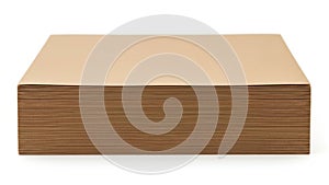 Stack of brown cardboard sheets