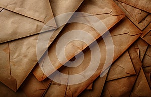 A Stack of Brown Paper Envelopes