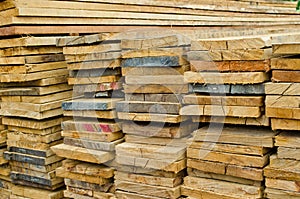 Stack of Building Lumber
