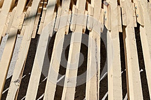 Stack of Building Lumber photo