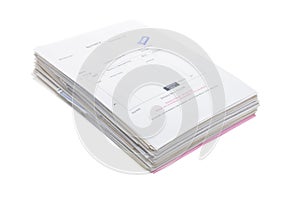 Stack of Business Documents photo