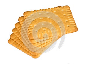 Stack of butter biscuits