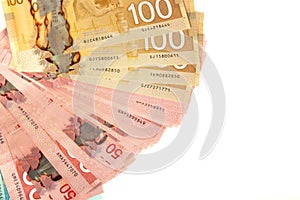 Background. Canadian dollars