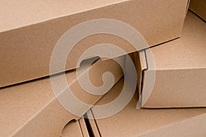 Stack of cardboard boxes