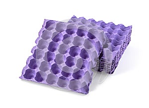 Stack cardboard packaging for eggs