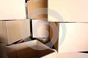 Stack of carton box