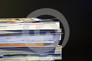 Stack of catalogues 03