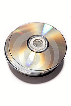 Stack of CD Discs photo