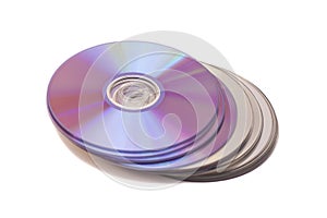 Stack of cd roms. CD & DVD disk