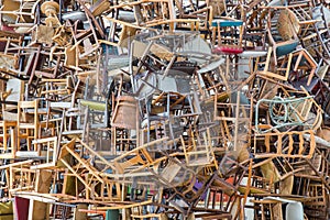 Stack of chairs