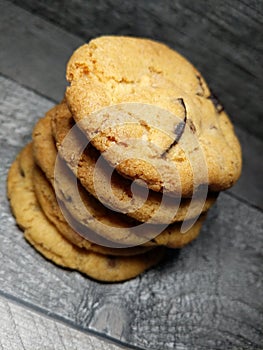 Stack of Choc chip cookies